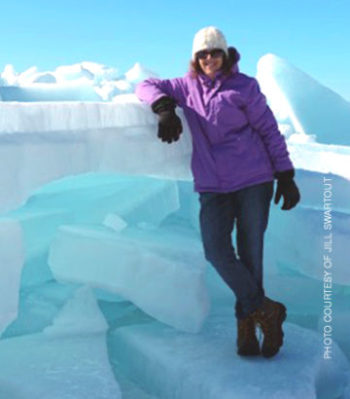 connie on blue ice connie on blue ice